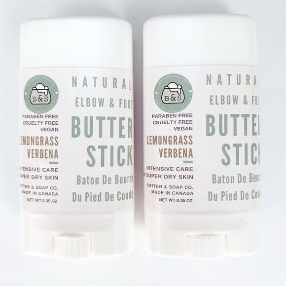 ⭐️Two Natural Lemongrass Verbena Elbow & Foot Butter Sticks - Picture 3 of 9